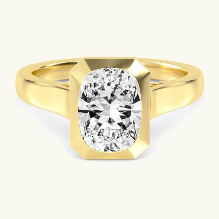 Hearth, Cushion Bezel Ring