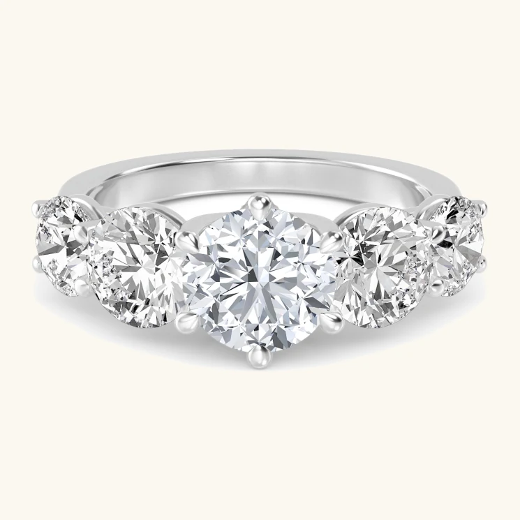 Bloom, Graduated Diamond Ring