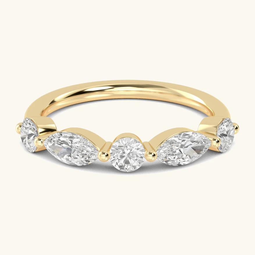 Meadow, Round & Marquise Band