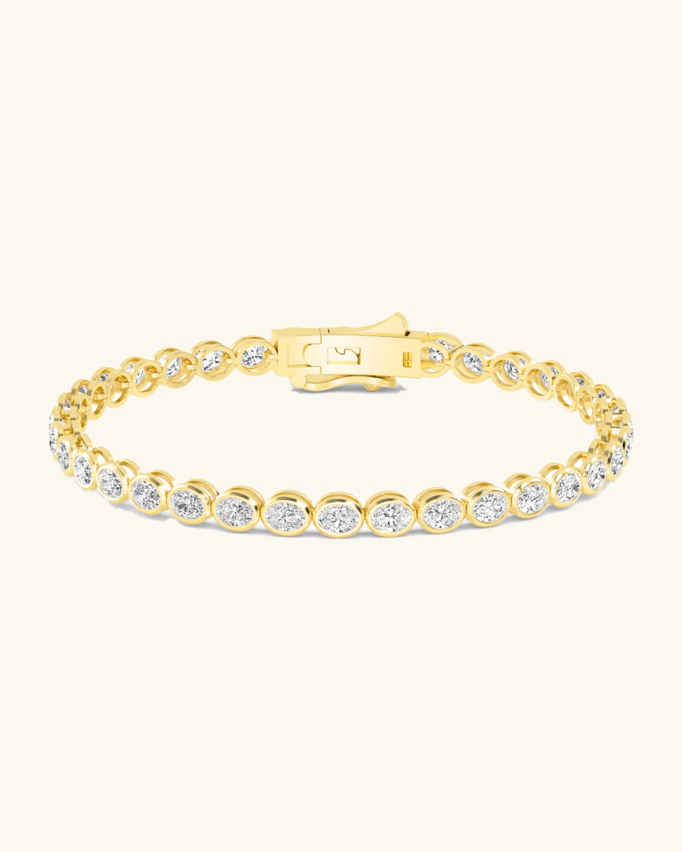 Lullaby, Oval East-West Bezel Bracelet
