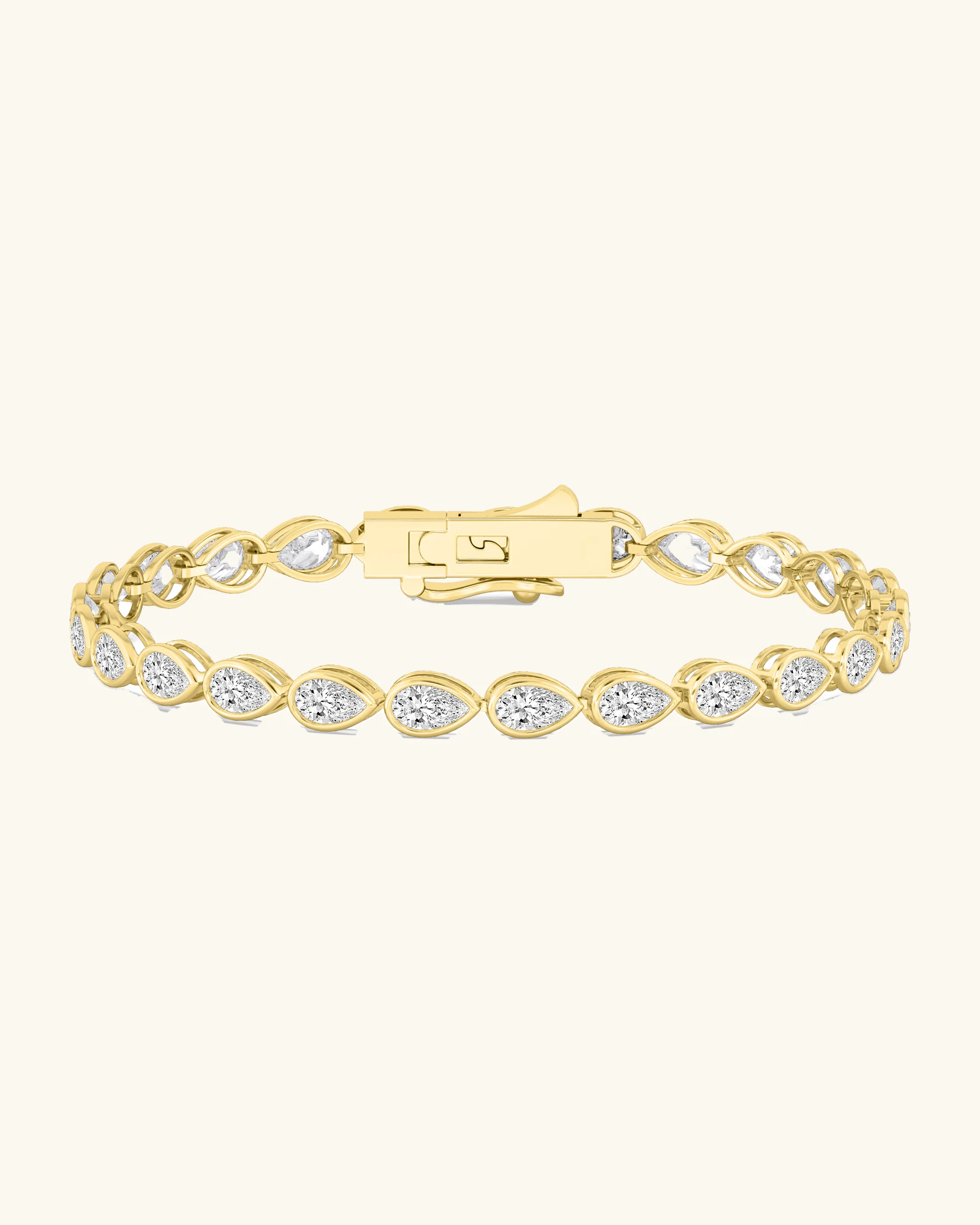 Bluff, Pear East-West Bezel Bracelet