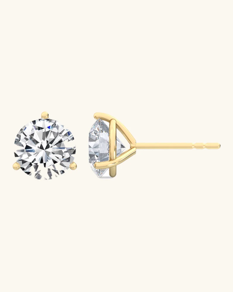 Poise, Three-Prong Martini Studs