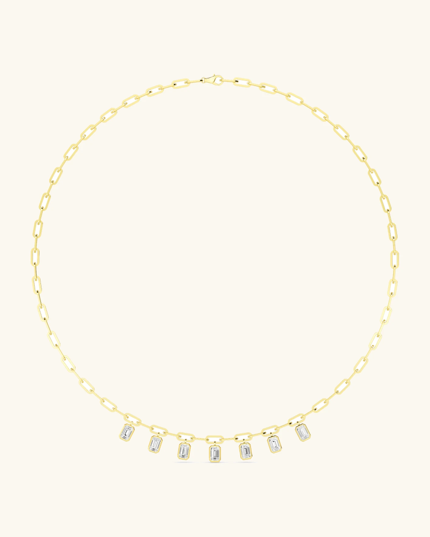 Postscript, Emerald-Cut Charm Necklace