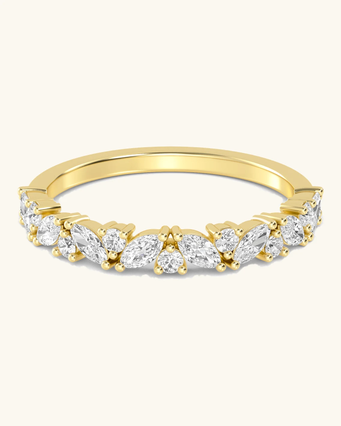 Beck, Marquise and Round Band