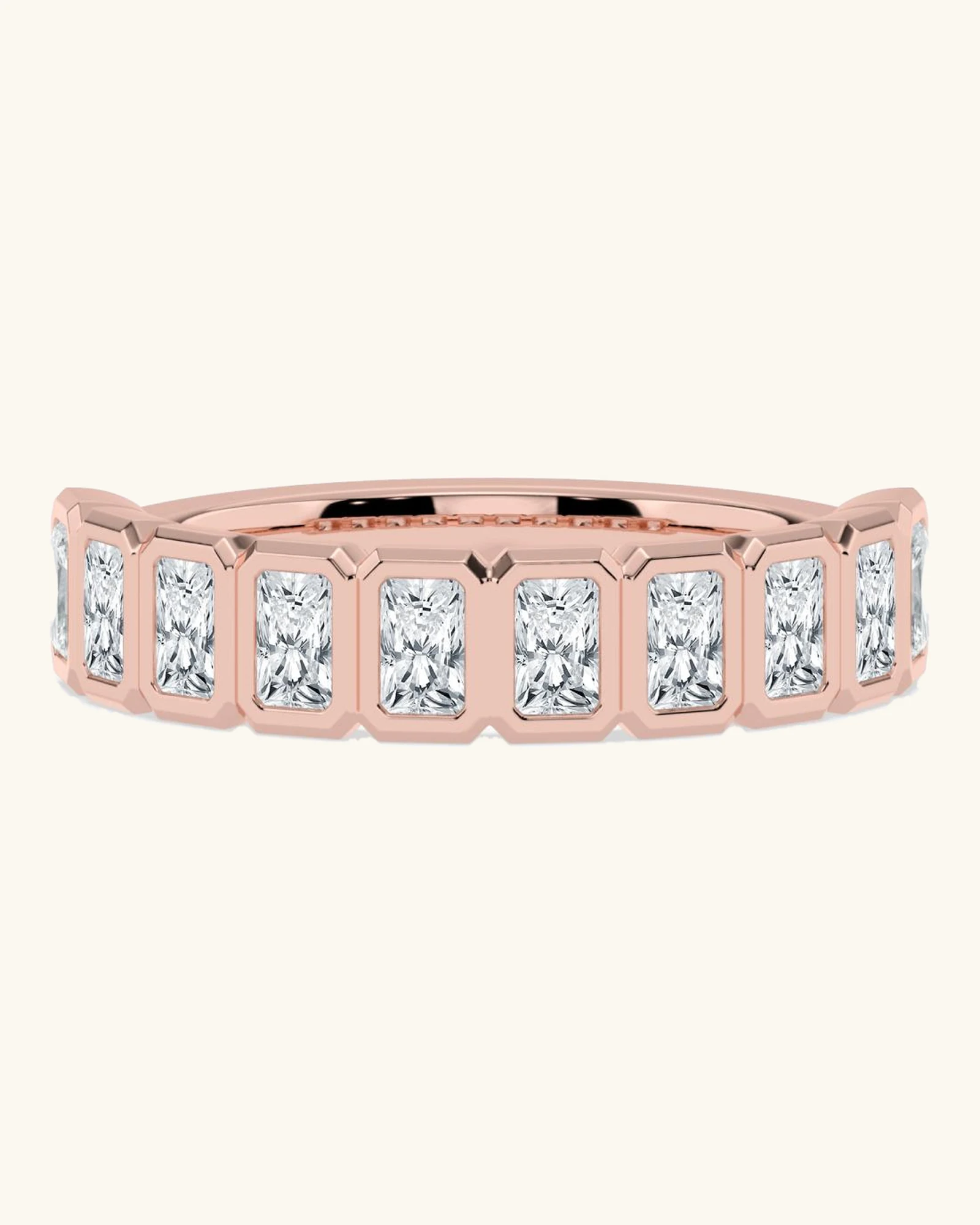 Pebble, Radiant Bezel Band
