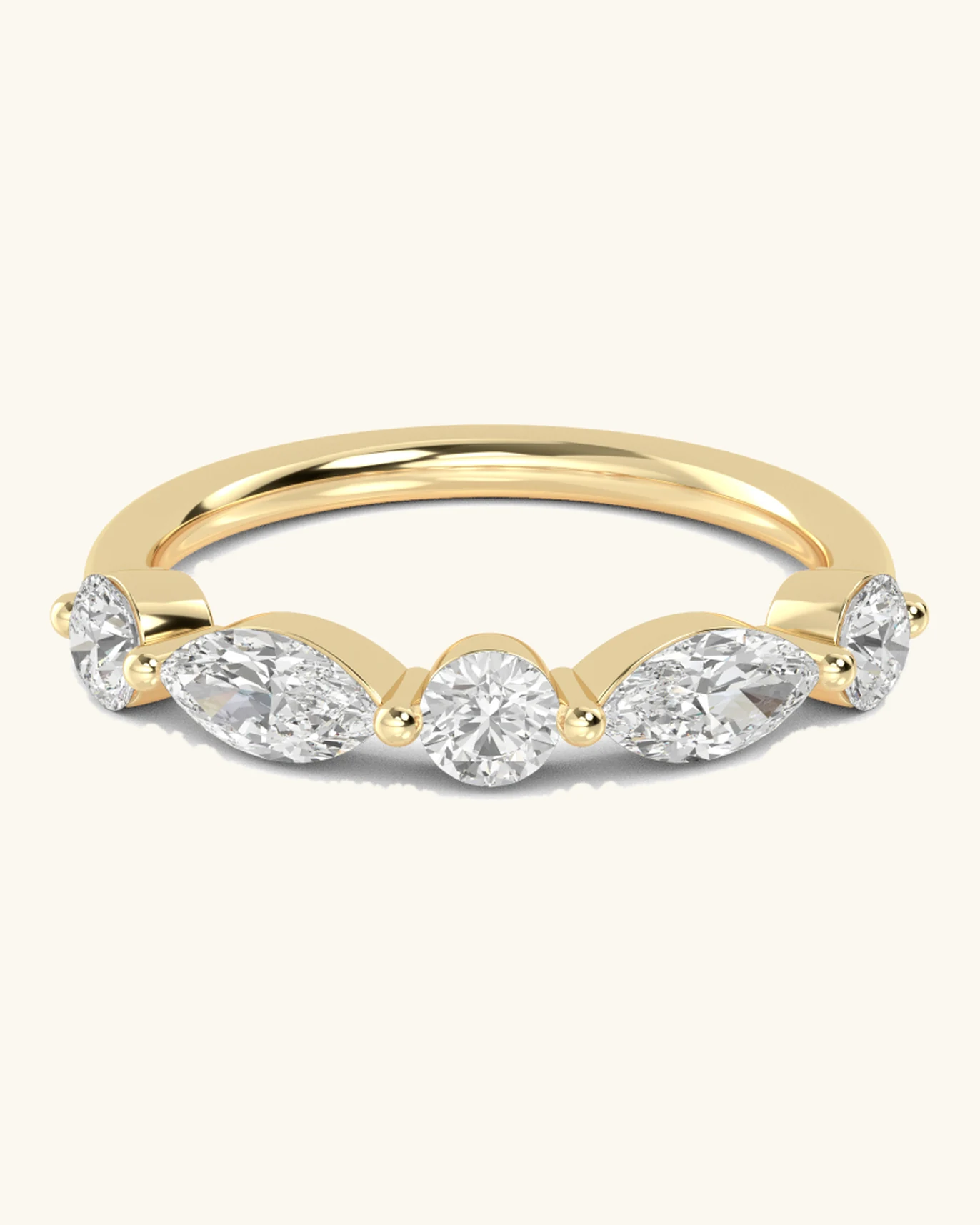 Meadow, Round & Marquise Band