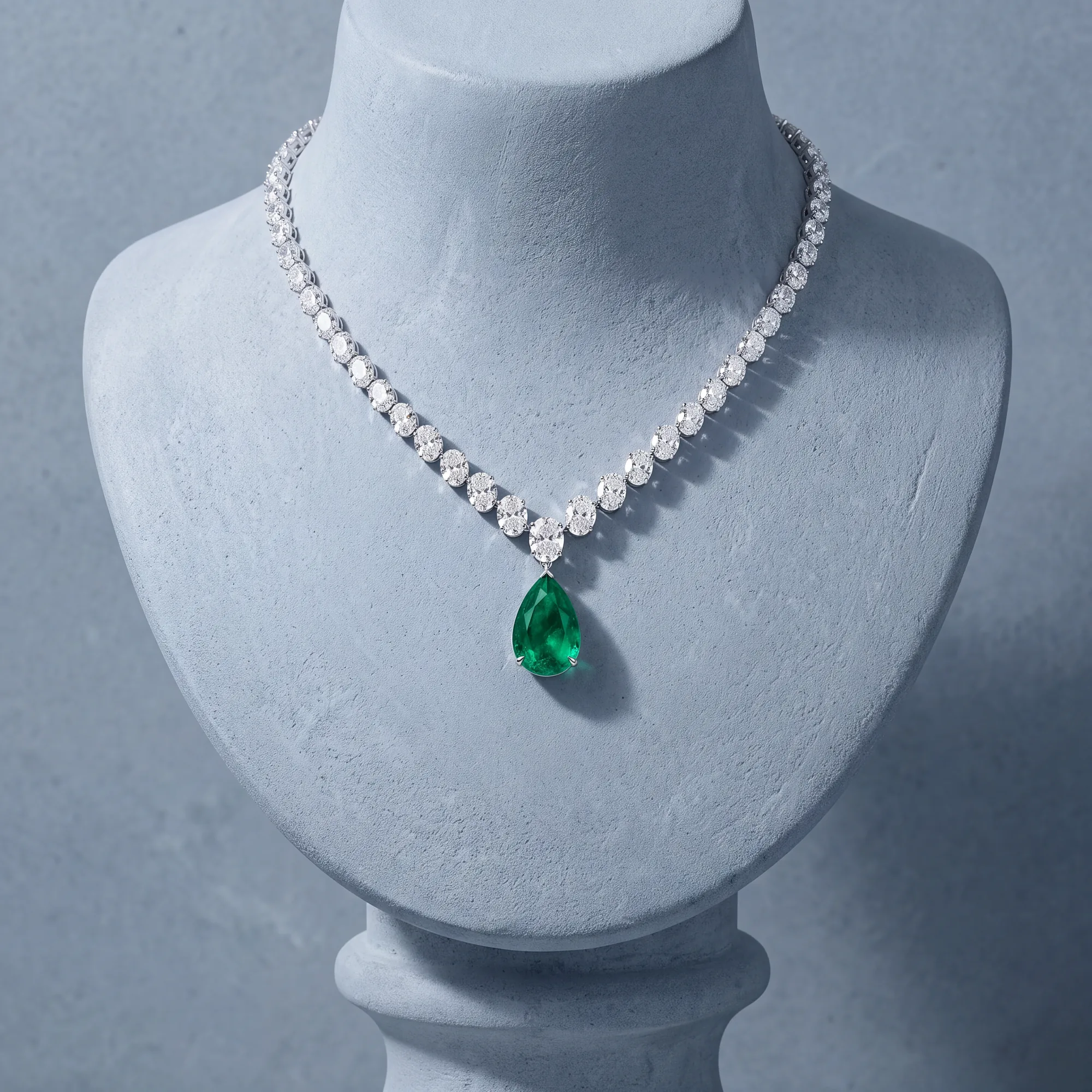 Sylvie, Emerald Pear Drop