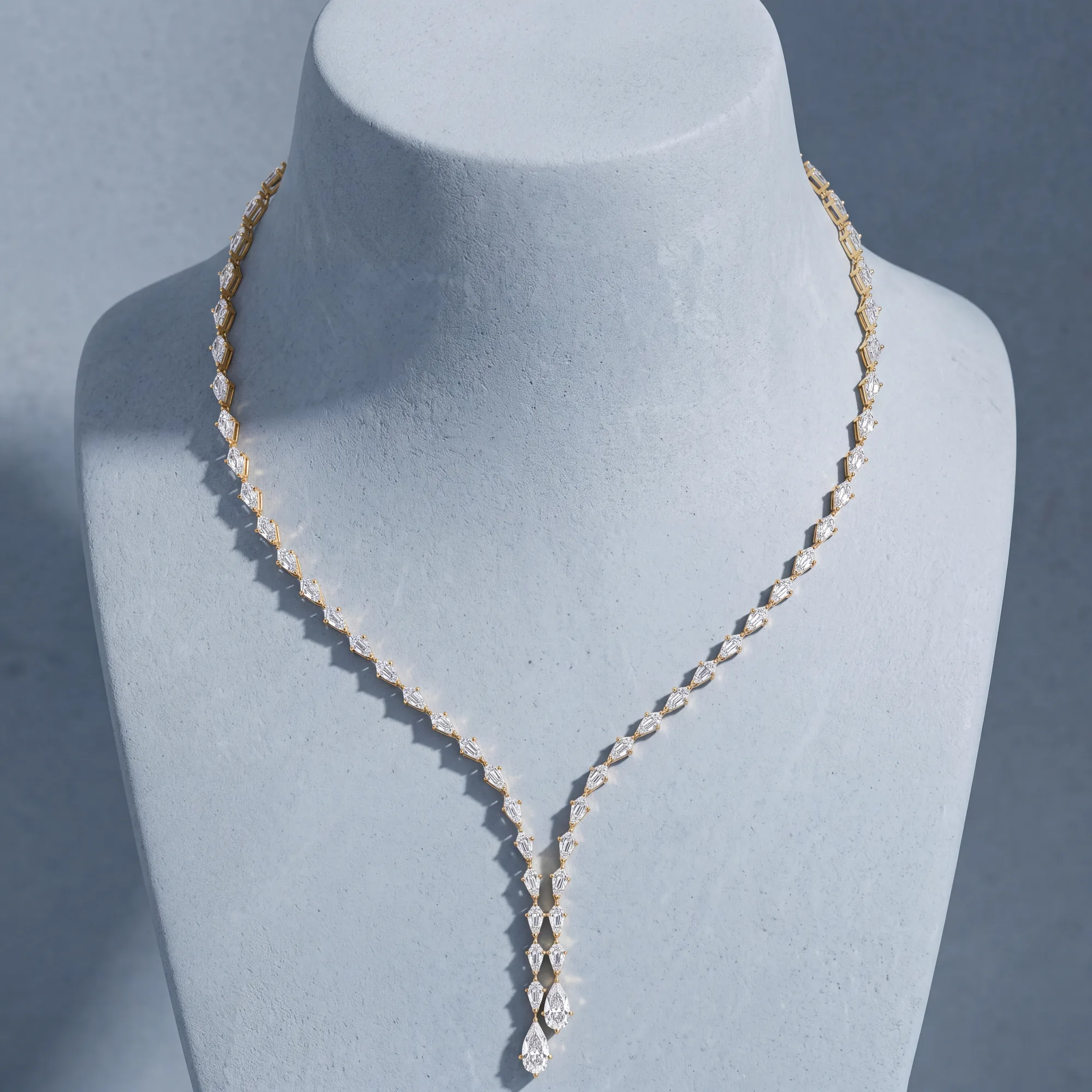 Giselle, Kite V-Line Necklace